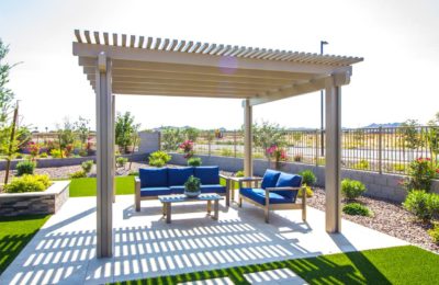 fixation d'une pergola sur une terrasse